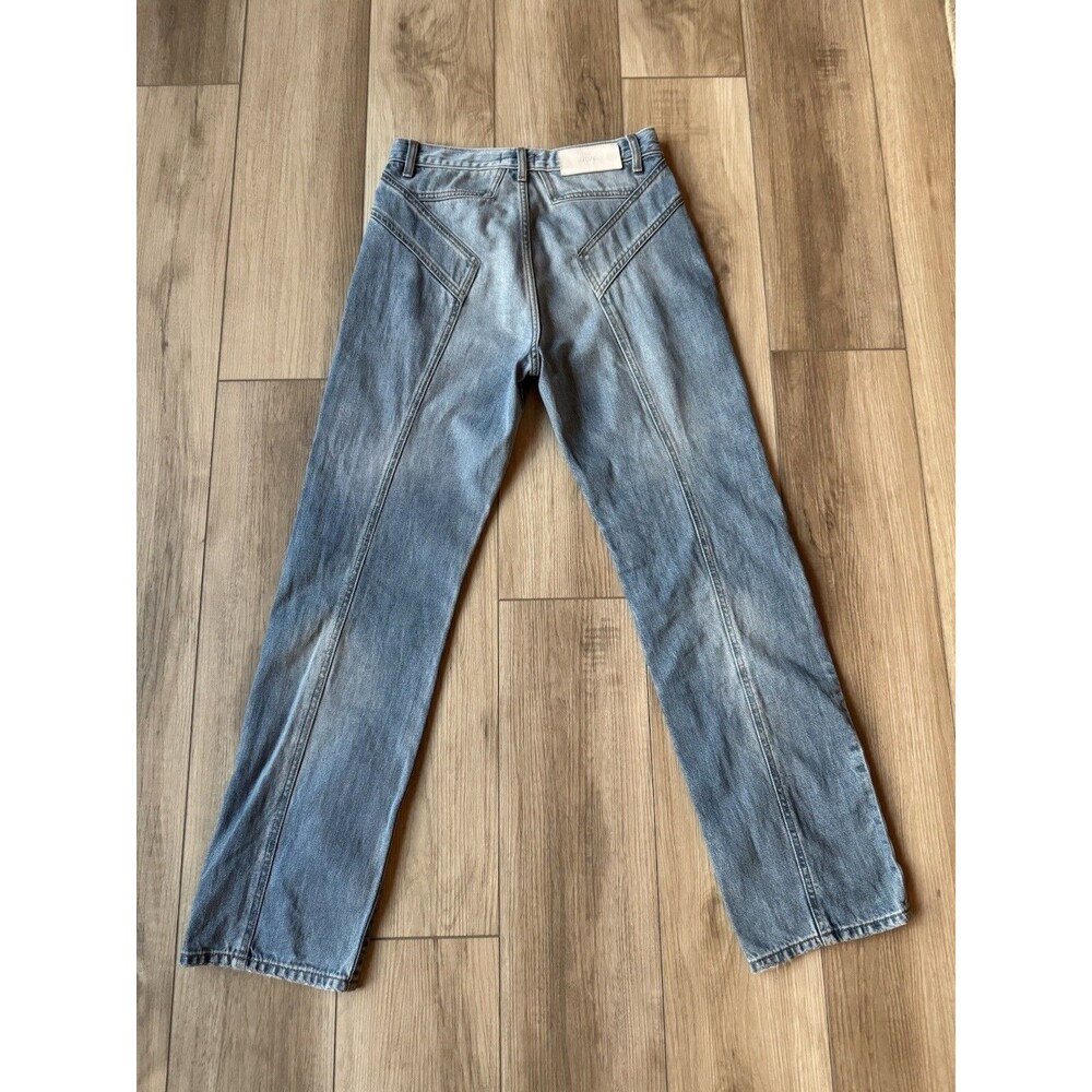 7 For All Mankind Womens Star Panel Easy Straight Button Fly Jeans Blue Size 27 - Picture 4 of 14